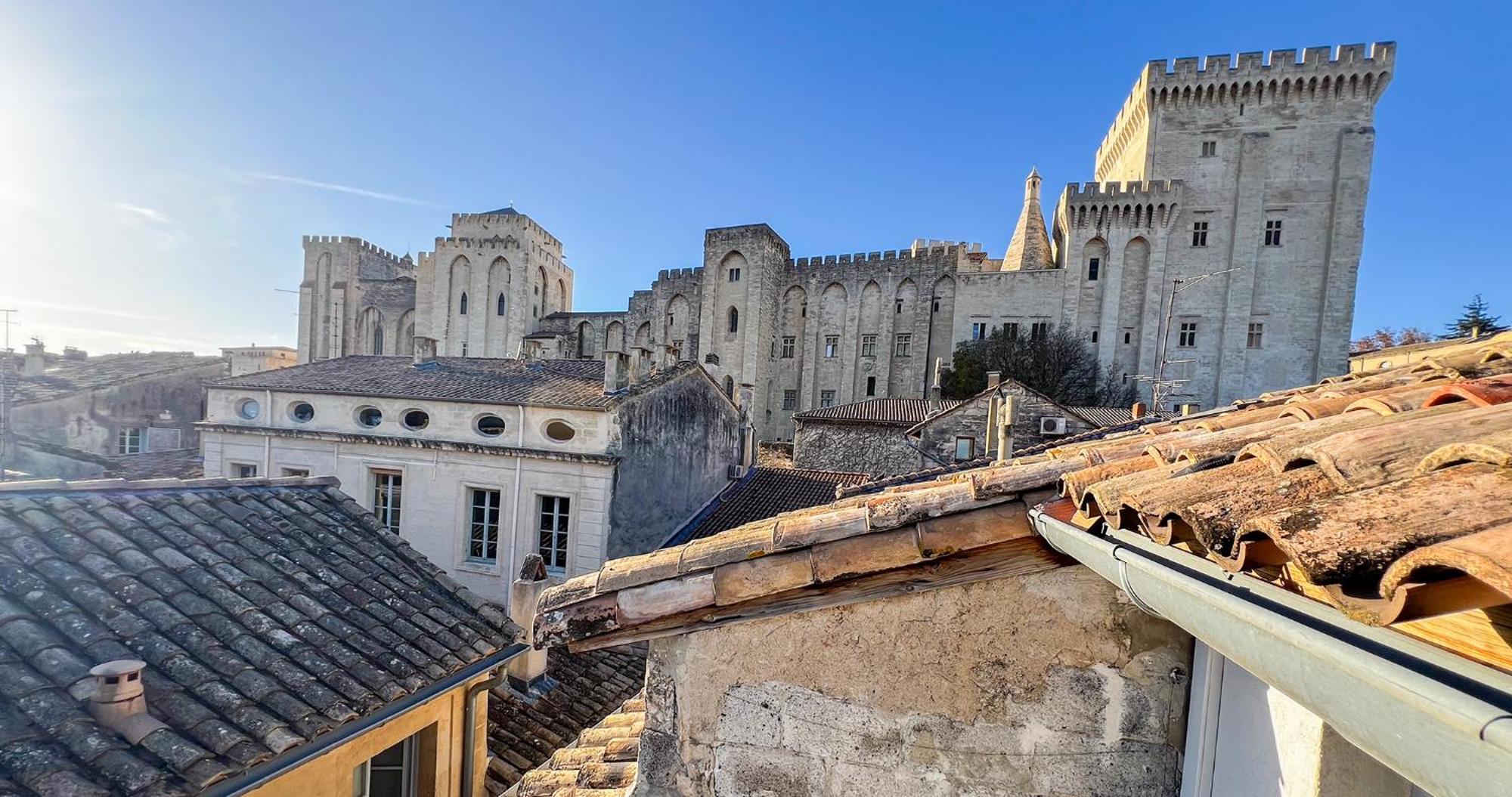 Ac - Private Exterior - Au Pied Du Palais Des Papes! Lägenhet Avignon Exteriör bild